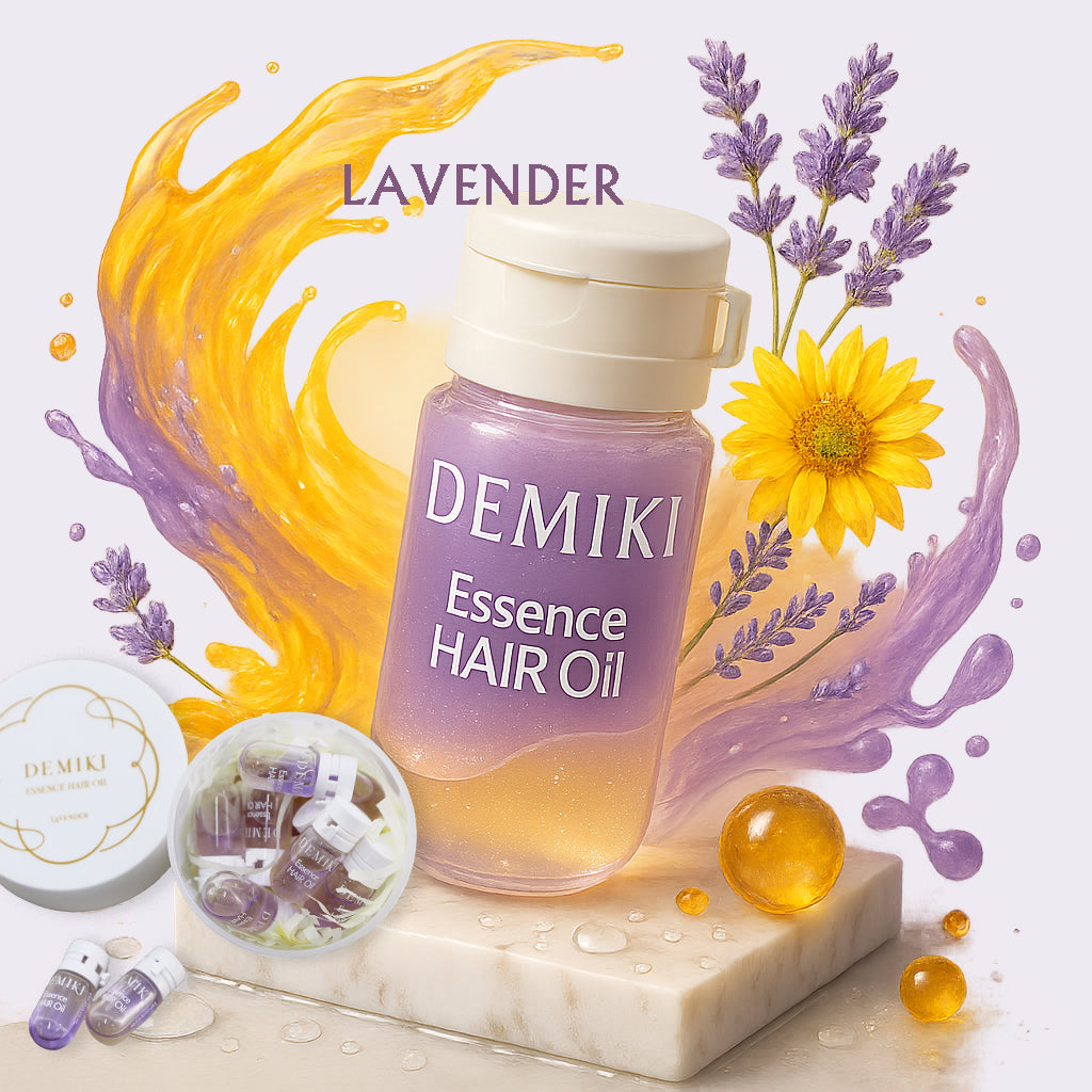lavender flower capsules DEMIKI Lavender Essence Hair Oil Capsules (1.5mlx12ea)