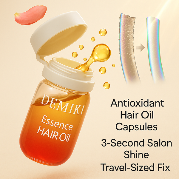 DEMIKI Essence Hair Oil Rose Infusion Capsules (1.5mlx12ea)