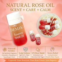 DEMIKI Essence Hair Oil Rose Infusion Capsules (1.5mlx12ea)