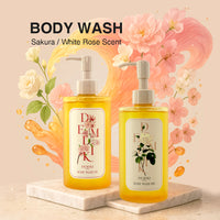 DEMIKI Body Wash (White Rose & Sakura Scent) 10.15 fl oz