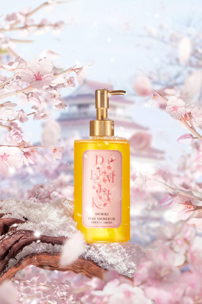 DEMIKI Body Shower Oil (Oriental Sakura)