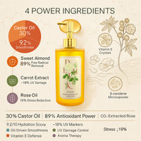 DEMIKI Body Shower Oil (Sakura & White Rose Scent) 10.15 fl oz