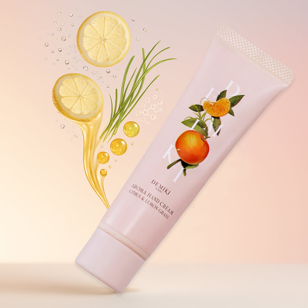 DEMIKI Aromatherapy Hand Cream (Citrus & Lemongrass) (Ship from LA) 5og/1.76oz
