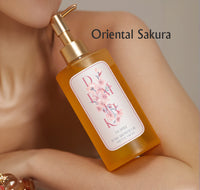 DEMIKI Body Shower Oil (Sakura & White Rose Scent) 10.15 fl oz